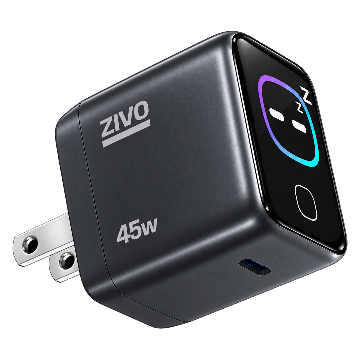 ZiVO 45W GaN Smart Display Charger