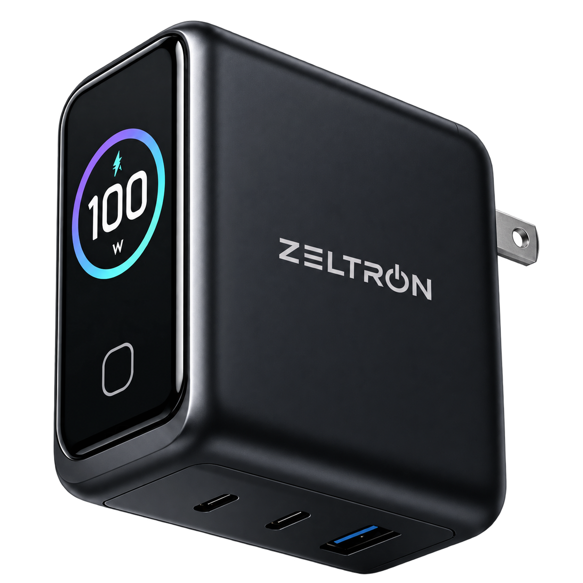 ZiVO 100W 3 Ports GaN Smart Display Charger
