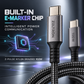 Z-Pulse 100W USB-C to USB-C PD Nylon Braided Cable with E-Marker Chip