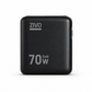 ZiVO 70W 3 Ports GaN Smart Display Charger with Built-in Retractable Cable