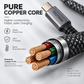 Z-Pulse 100W USB-C to USB-C PD Nylon Braided Cable with E-Marker Chip