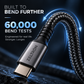 Z-Pulse 100W USB-C to USB-C PD Nylon Braided Cable with E-Marker Chip