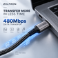 Z-Pulse 100W USB-C to USB-C PD Nylon Braided Cable with E-Marker Chip