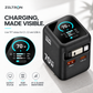 ZiVO 70W 3 Ports GaN Smart Display Charger with Built-in Retractable Cable