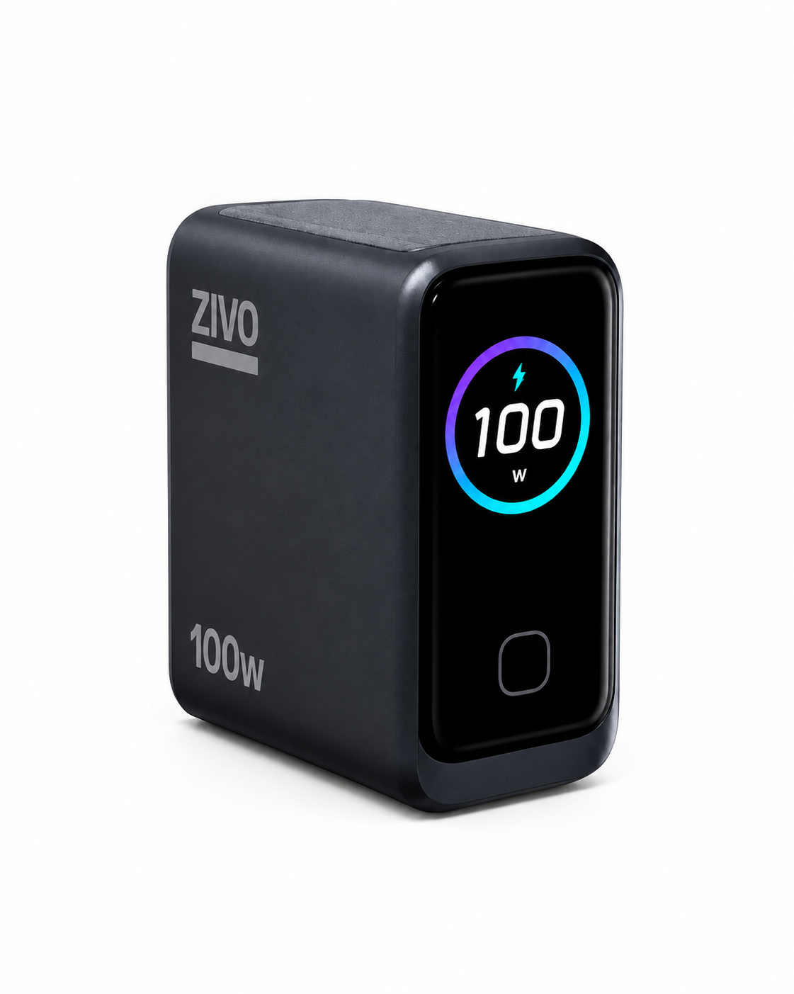 ZiVO 100W 3 Ports GaN Smart Display Charger