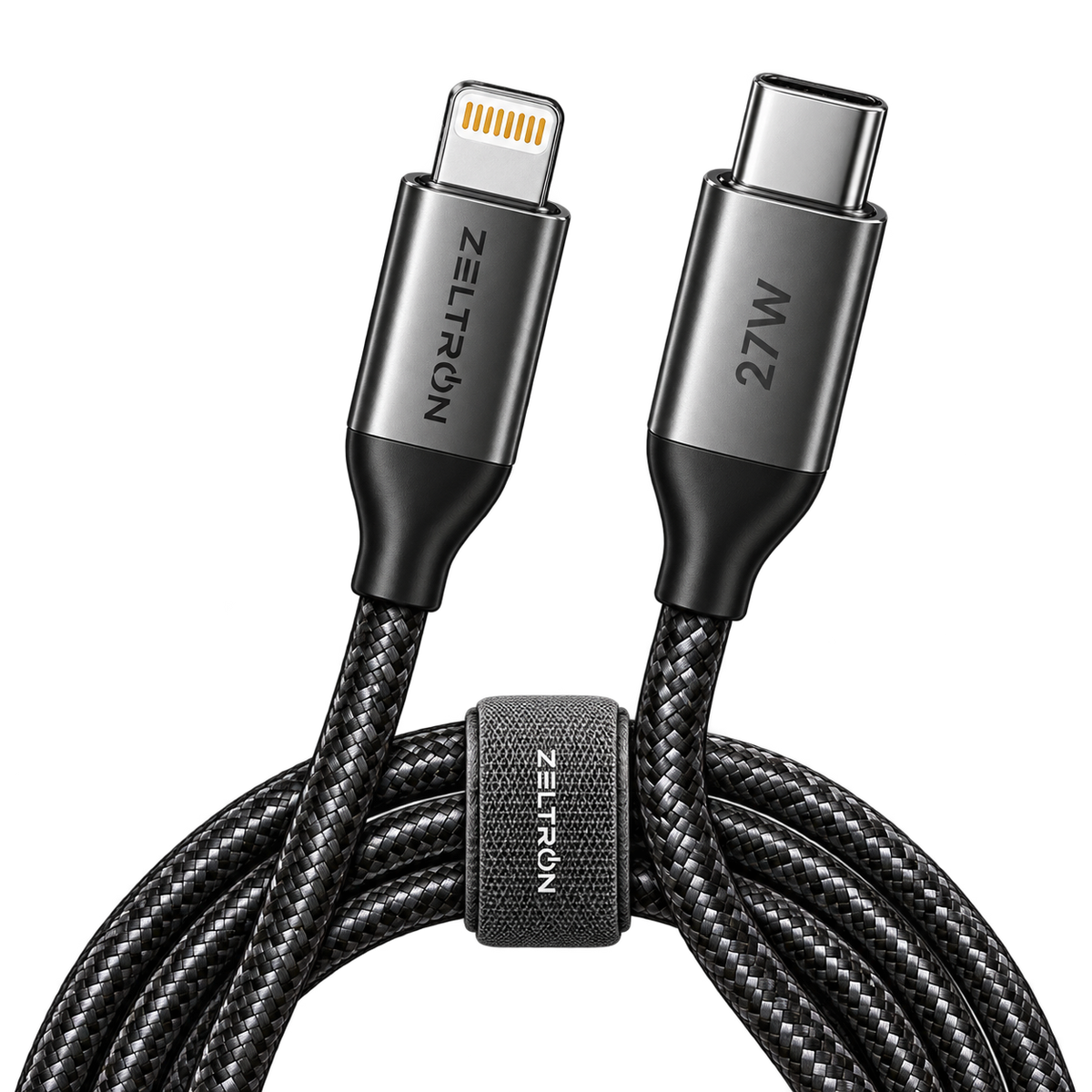Z-Pulse 27W USB-C to Lightning PD Nylon Braided Cable