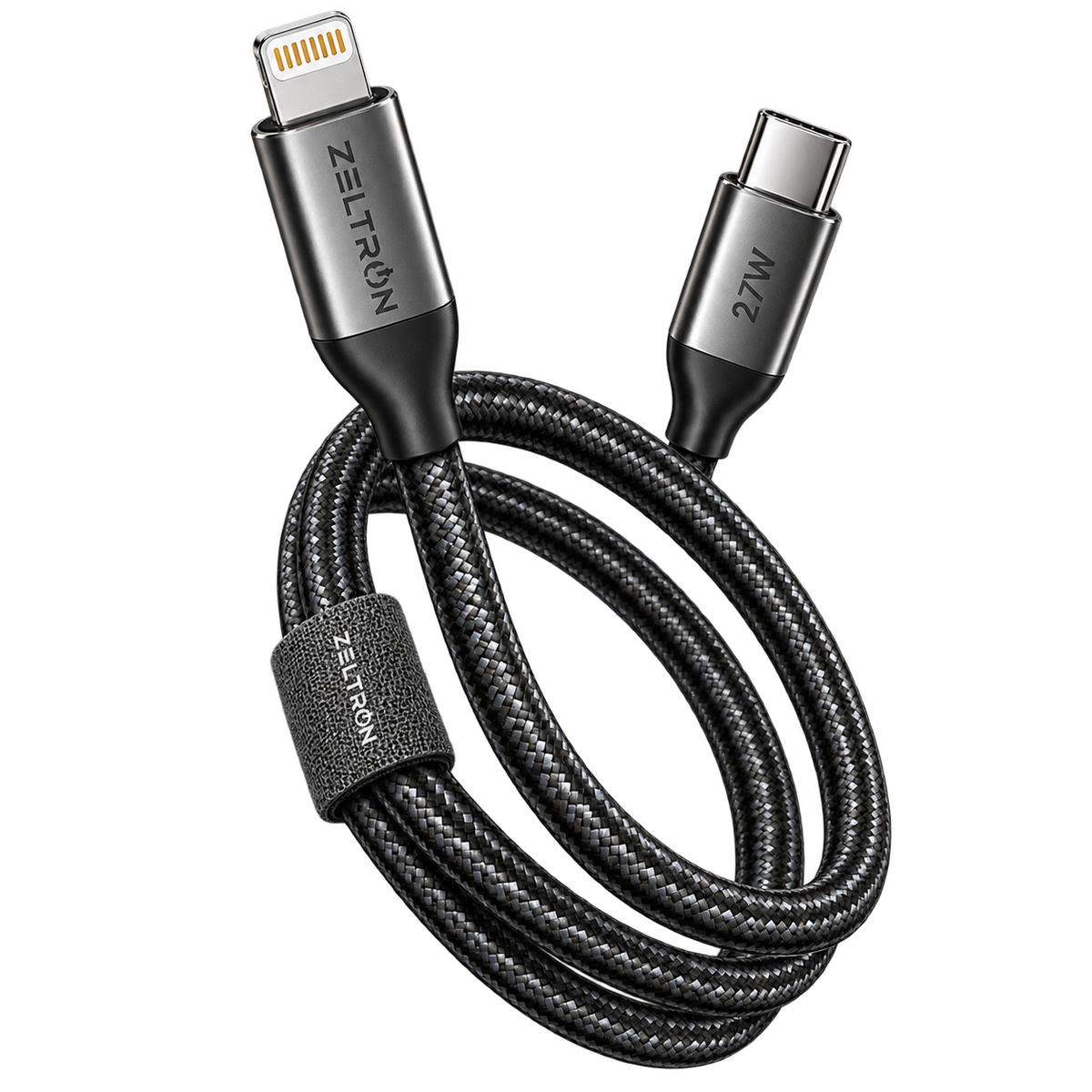 Z-Pulse 27W USB-C to Lightning PD Nylon Braided Cable
